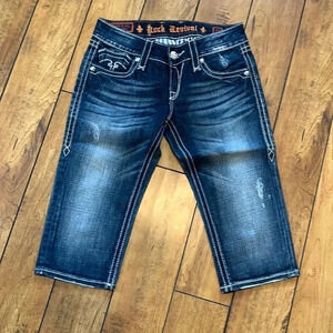 Rock Revival Alanis Crop Jean capris